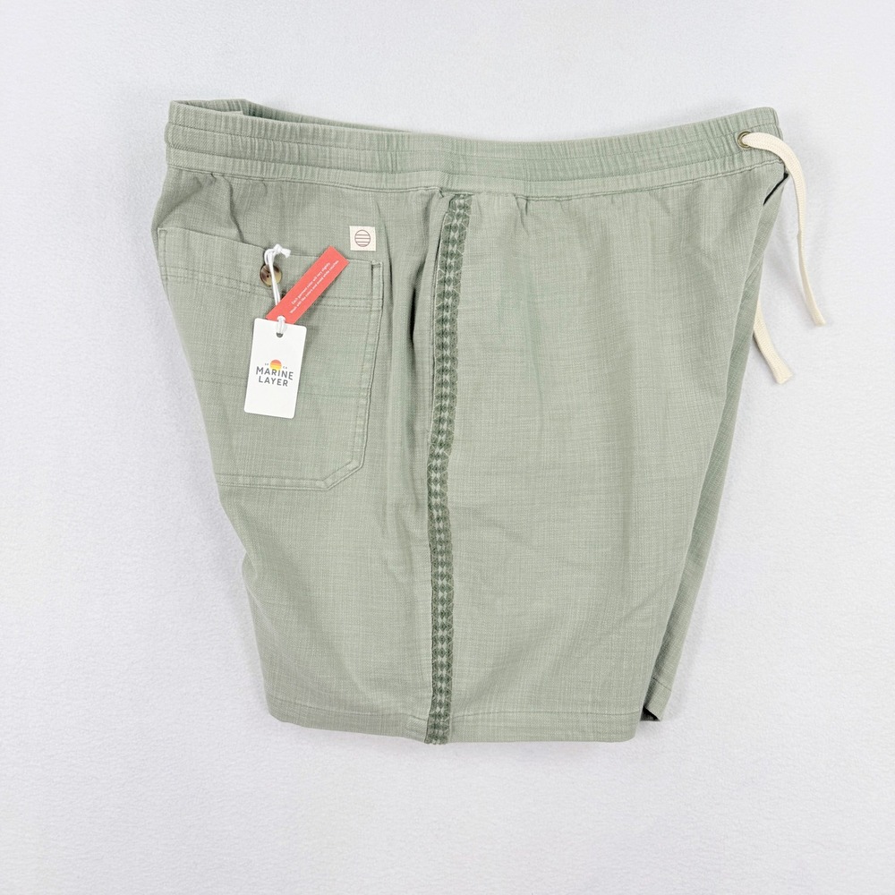 Marine Layer Saturday Beach Short Size XL Mens Shadow Sage NEW